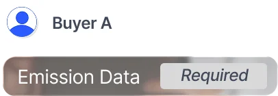 Buyer A — Emission Data required